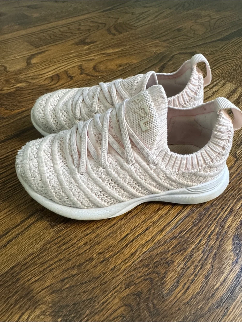 APL Knit Slip-On Sneakers in Light Blush